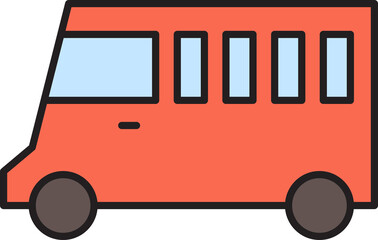 van icon illustration