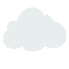 Fototapeta premium cute cloud pastel clip art