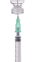 Filling vaccine to syringe before inject