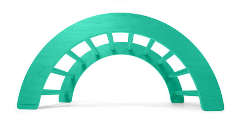 Wooden babyladder isolated on white