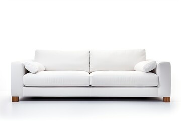  sofa furniture isolated on white background Generative AI