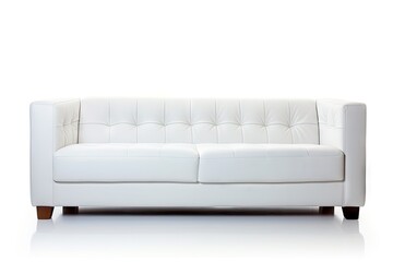 sofa seat isolated on white background Generative AI