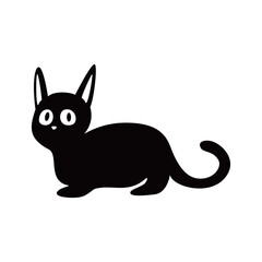 Fototapeta na wymiar cute cat logo template design. pet sign and symbol.
