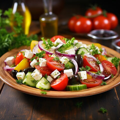 The Savory Symphony of a Greek Salad"