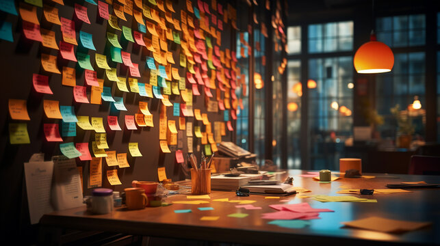 Sticky Note Post It Board Office Stock Photo by ©dragonstock 266986092