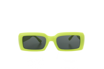 PNG, green, sunglasses, isolated on white background