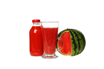 PNG, Watermelon smoothie isolated on white background