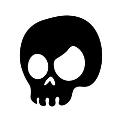 Ghost silhouette illustration, halloween icon