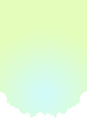 Obraz premium Blurred Gradient Cloud Abstract Background A4 Vertical, Blue And Green Gradient Background, Business Background For Banners And Advertisements, Premium Background