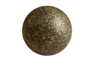 A ball of catnip isolated on a transparent background.