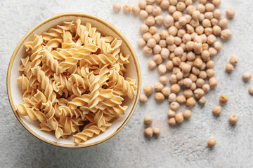 Chickpea bean fusilli pasta