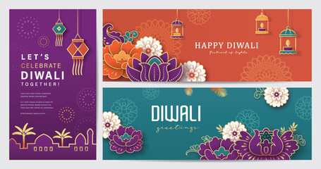 Happy Diwali, festival of lights. - 626823564