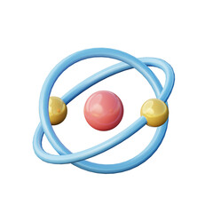 3D Atom Illustration