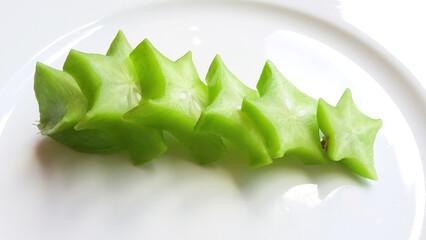 Slices of Star Fruit