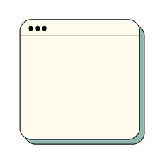 Computer Window Frame Illustration
