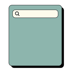 Computer Window Frame Illustration