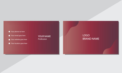 business card template