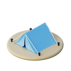 3D Tent Illustration