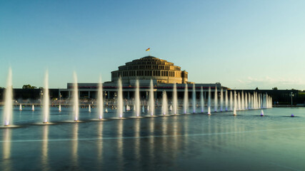 multimedia fountain Wroclaw Poland