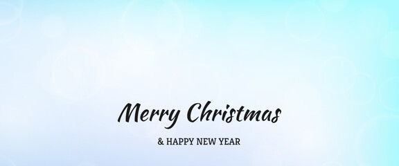 Bokeh background with New Year inscription