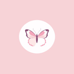 watercolor butterfly with flowers