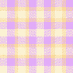 Plaid texture background of vector pattern tartan with a seamless fabric check textile.