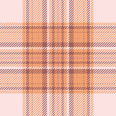 Plaid check pattern. Seamless fabric texture. Tartan textile print.