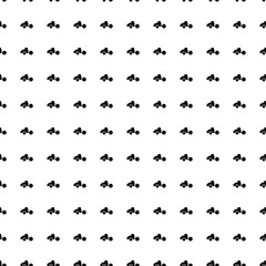 Square seamless background pattern from geometric shapes. The pattern is evenly filled with big black road roller symbols. Vector illustration on white background