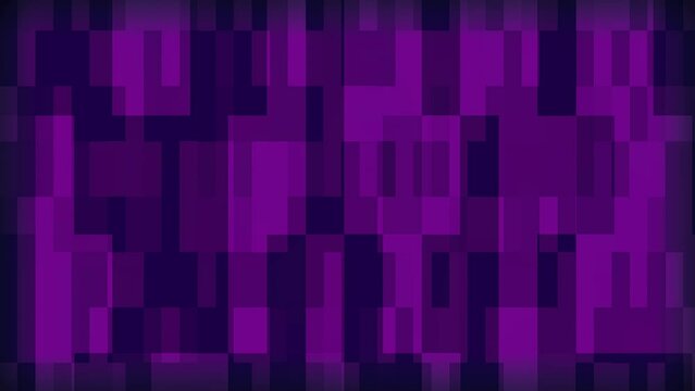 Purple rectangles abstract motion geometric background loop