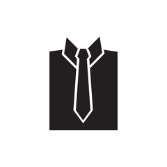 Shirt and Tie icon vector illustration symbol