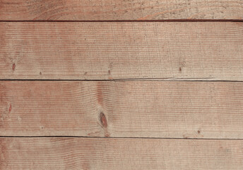 A hardwood aged wall. A background with wooden brown planks. Natural tree texture. - 626836929