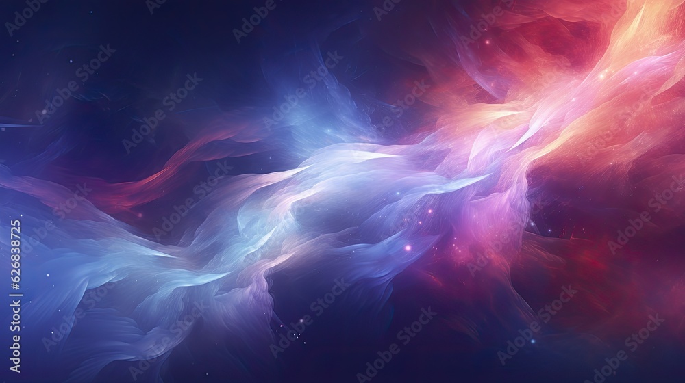 Wall mural nebula background with space