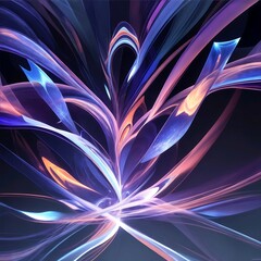 A symphony of glass-like shards suspended in mid-air, with vibrant colored liquids swirling and mixing within each fragment. Abstract background. Wallpaper, illustration. Generative AI