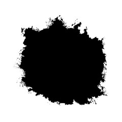 Vector ink splat. Abstract blot. Abstract background. Flat.