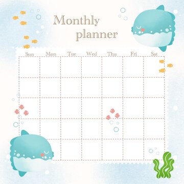 This monthy planner allow you to make a memo and put a reminder for your daily and monthly tasks and routine so you will not miss any important memories and events.
