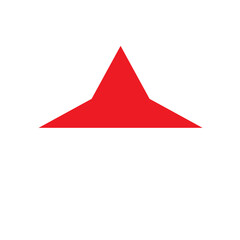 Indonesia Flag Geometry Shape