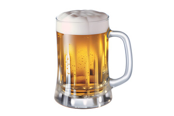 glass of beer. generative ai