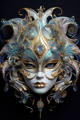 Gordijnen Venice carnival mask © Savinus