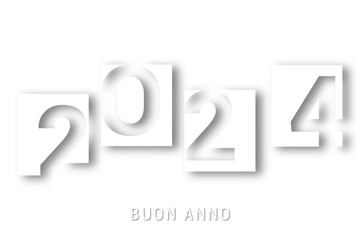 felice anno nuovo - buon anno 2024	