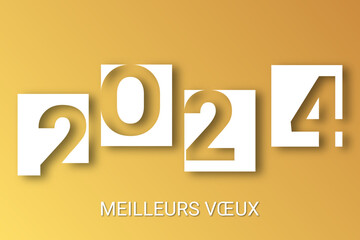 2024 - Meilleurs vœux - Bonne année