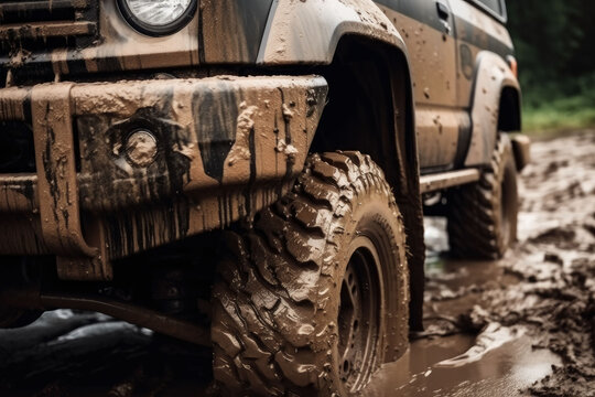 Mudding Rear 4x4 Truck Mudding