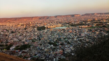 As the sun began to set, the city glowed with a warm hue, reminiscent of the rose-colored walls that earned Jaipur its nickname. It was a sight that left me in awe of Jaipur's rich heritage 