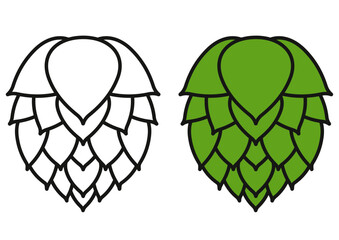 Simple hop icon