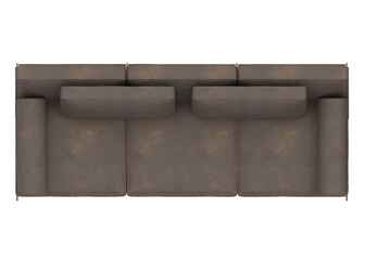 Sofa-Marrom-Brown-(top of view of product)