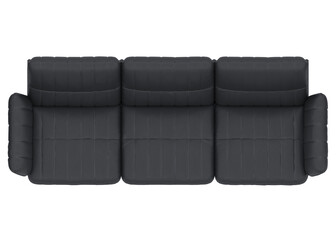 Sofa-Preto-Black-(top of view of product)