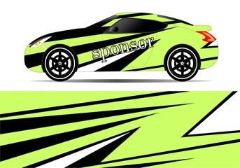 Wrap Car Decal Design Vector