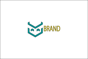 Modern logos are suitable for use as company symbols or so on