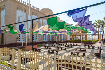 Yard inside of Jumeirah Mosque