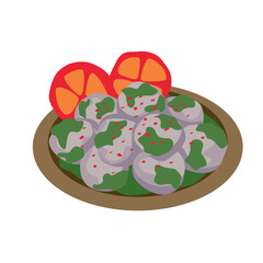 Indonesian Meatball Illustration Set