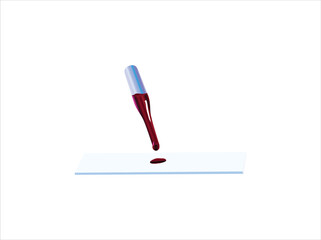 Blood test vector concept. Blood sample in tube. Medical diagnostics and research lab Stock Vector Image and Art ,Blood Test Vector Art, Icons, and Graphics